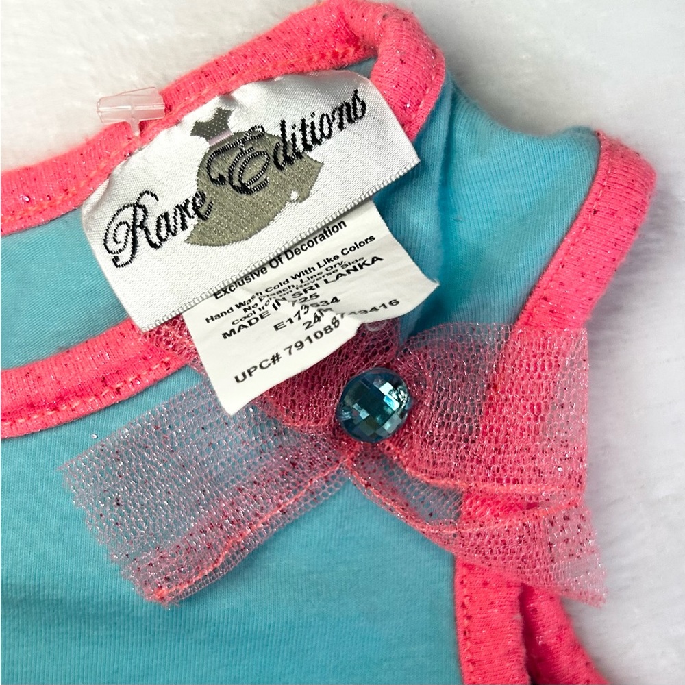 Rare Editions Pink and Blue Mermaid Dress - 24M - Picture 5 of 7